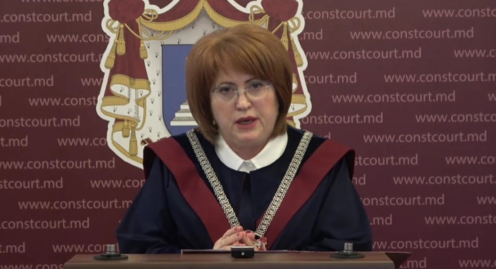 LIVE // Briefing de presă susținut de Președintele Curții Constituționale a Republicii Moldova, Domnica Manole